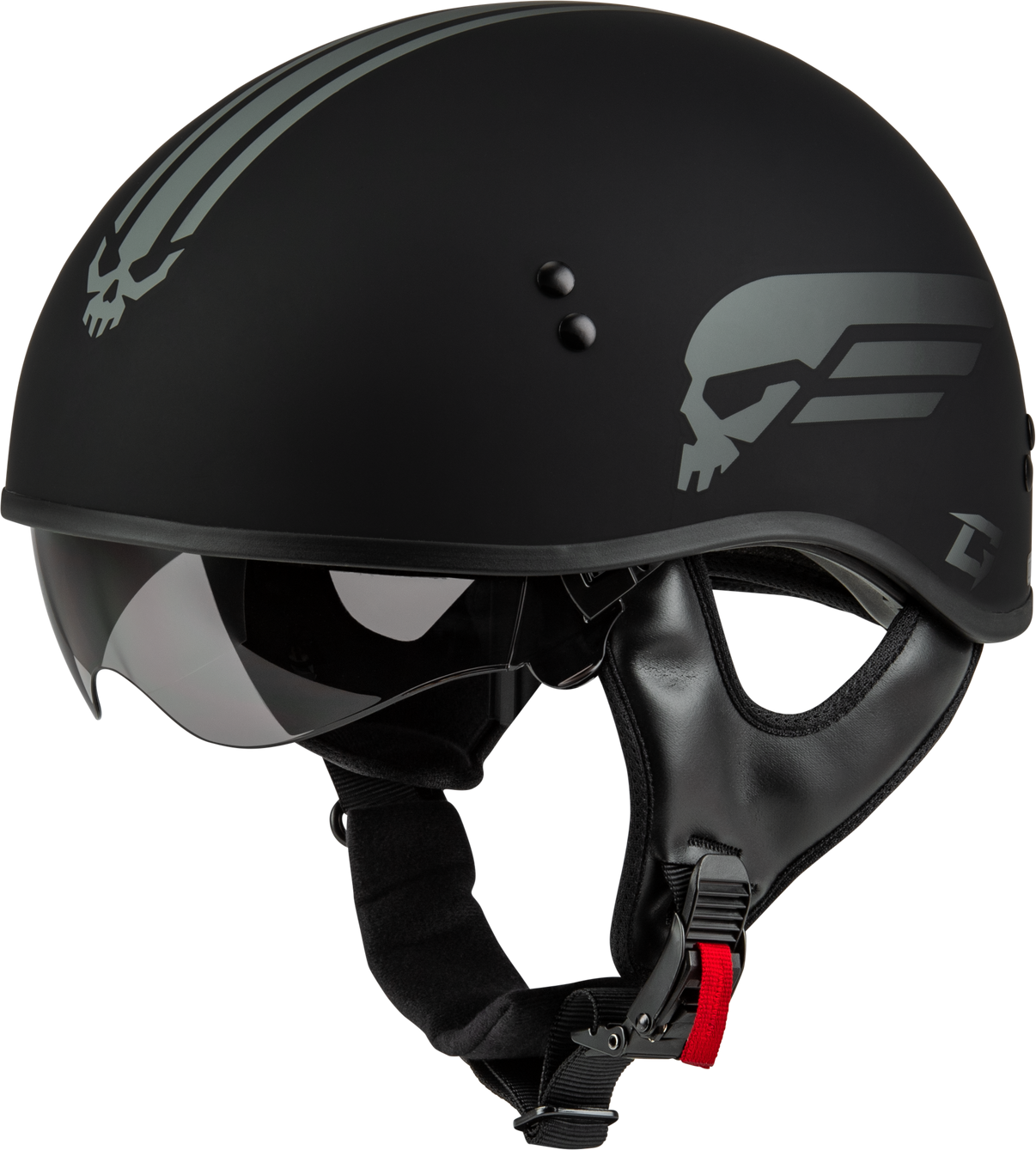 Hh 65 Retribution Helmet Matte Black/Silver Md