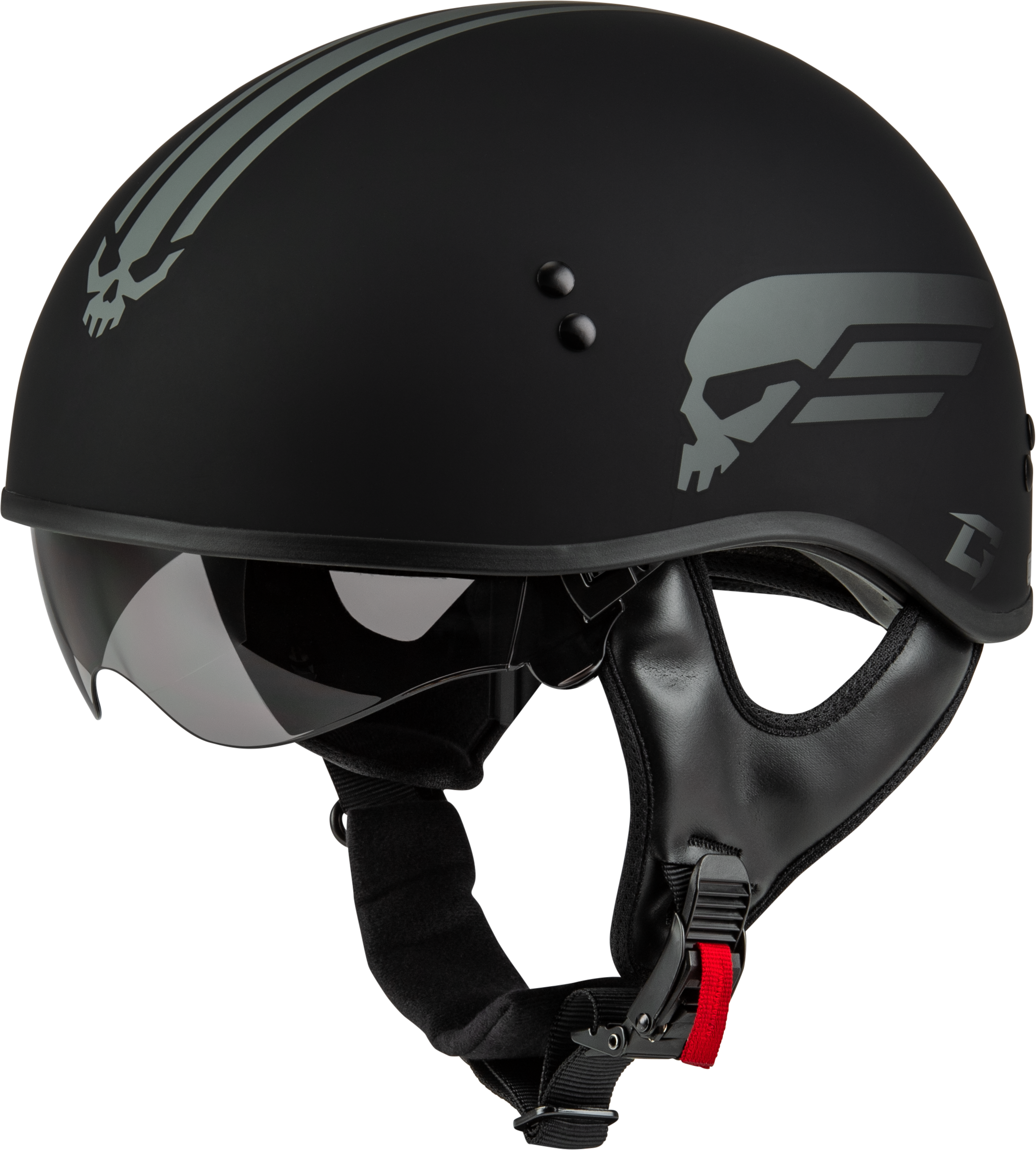 Hh 65 Retribution Helmet Matte Black/Silver Md