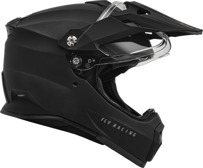 Trekker Solid Helmet Matte Black Lg
