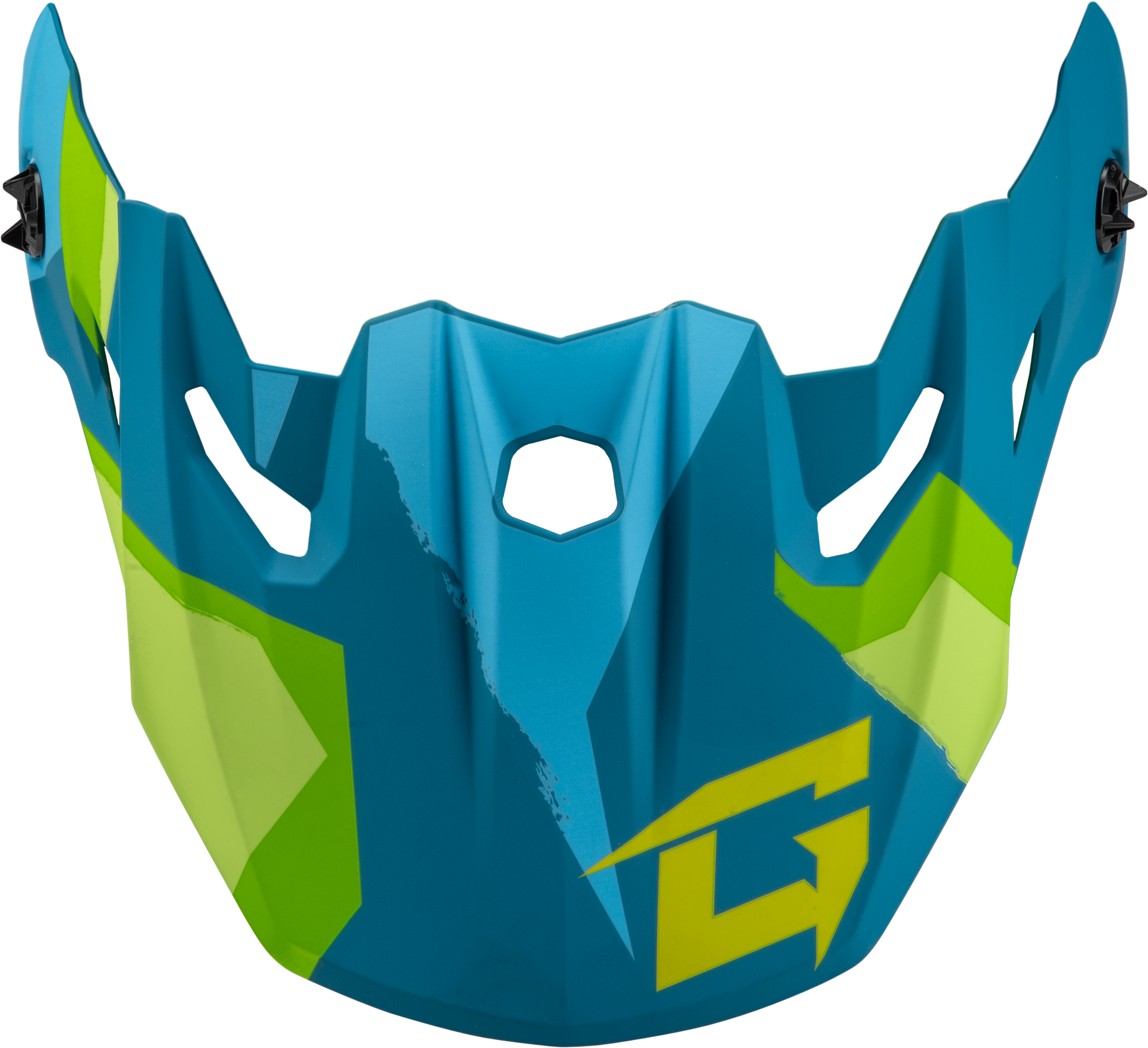 Mx 96 Splinter Visor W/Screws Matte Blue/Green