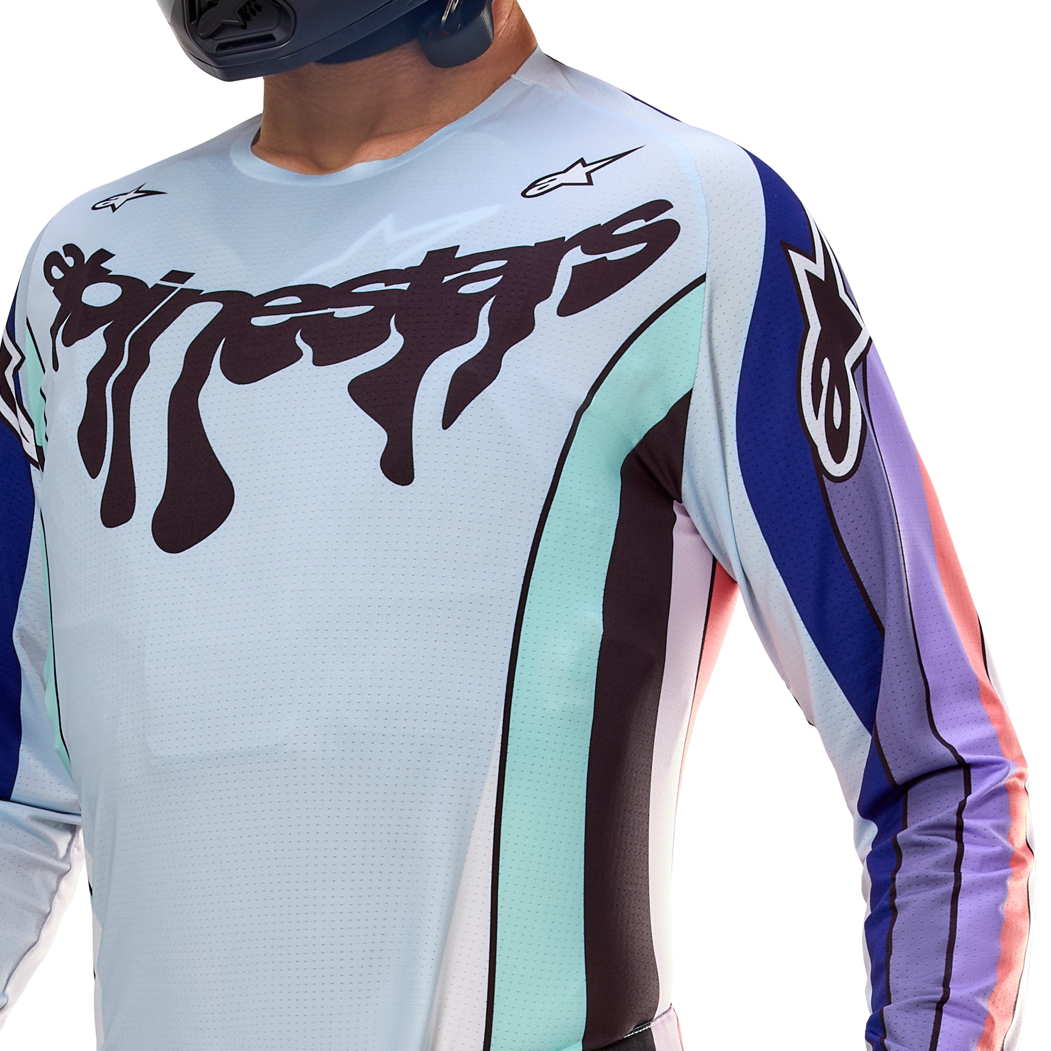 Techstar Le Imperial Jersey Double Purple/Blue/Black 2x