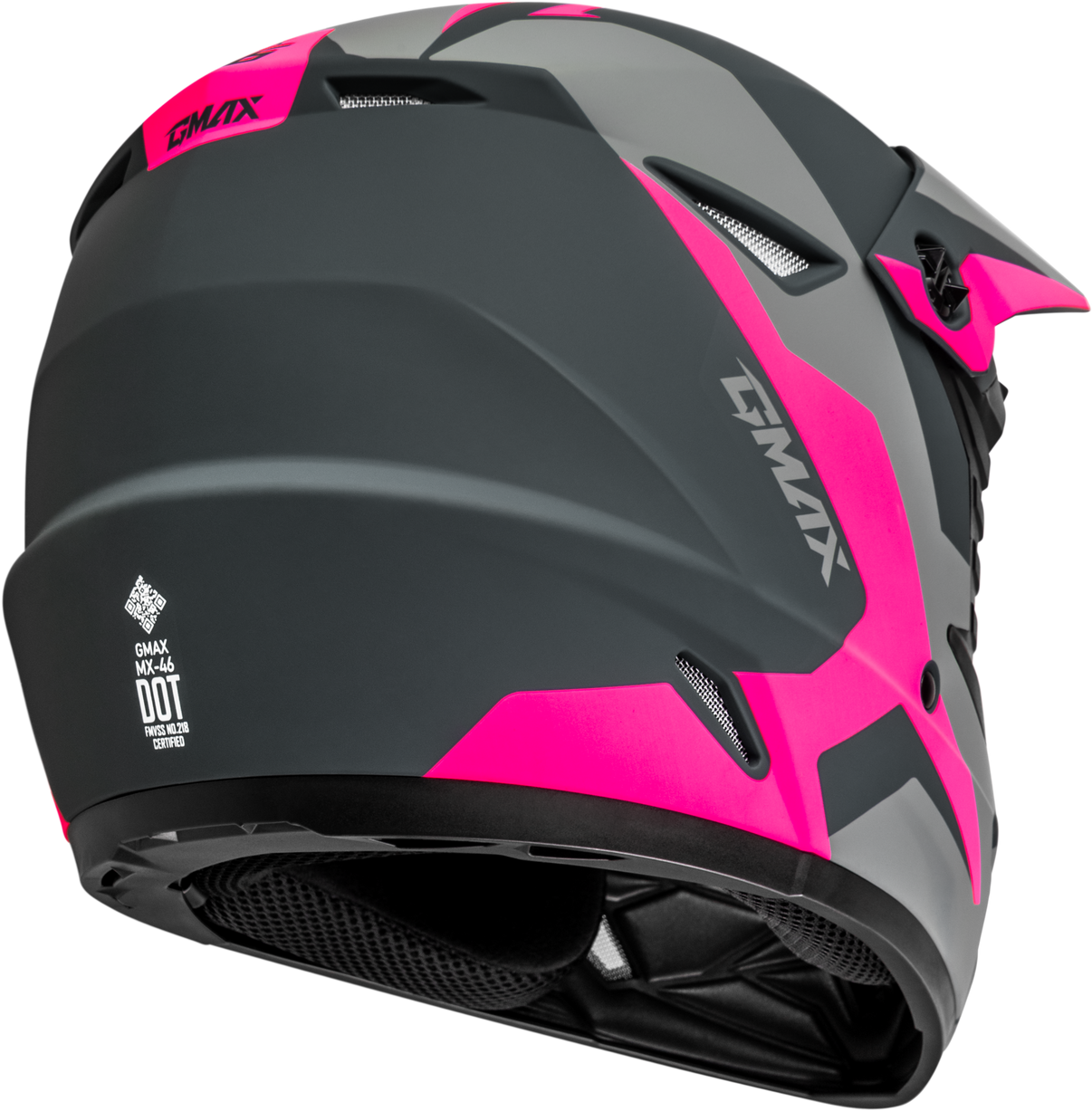 Mx 46 Cyclus Hemet Matte Grey/Pink Lg