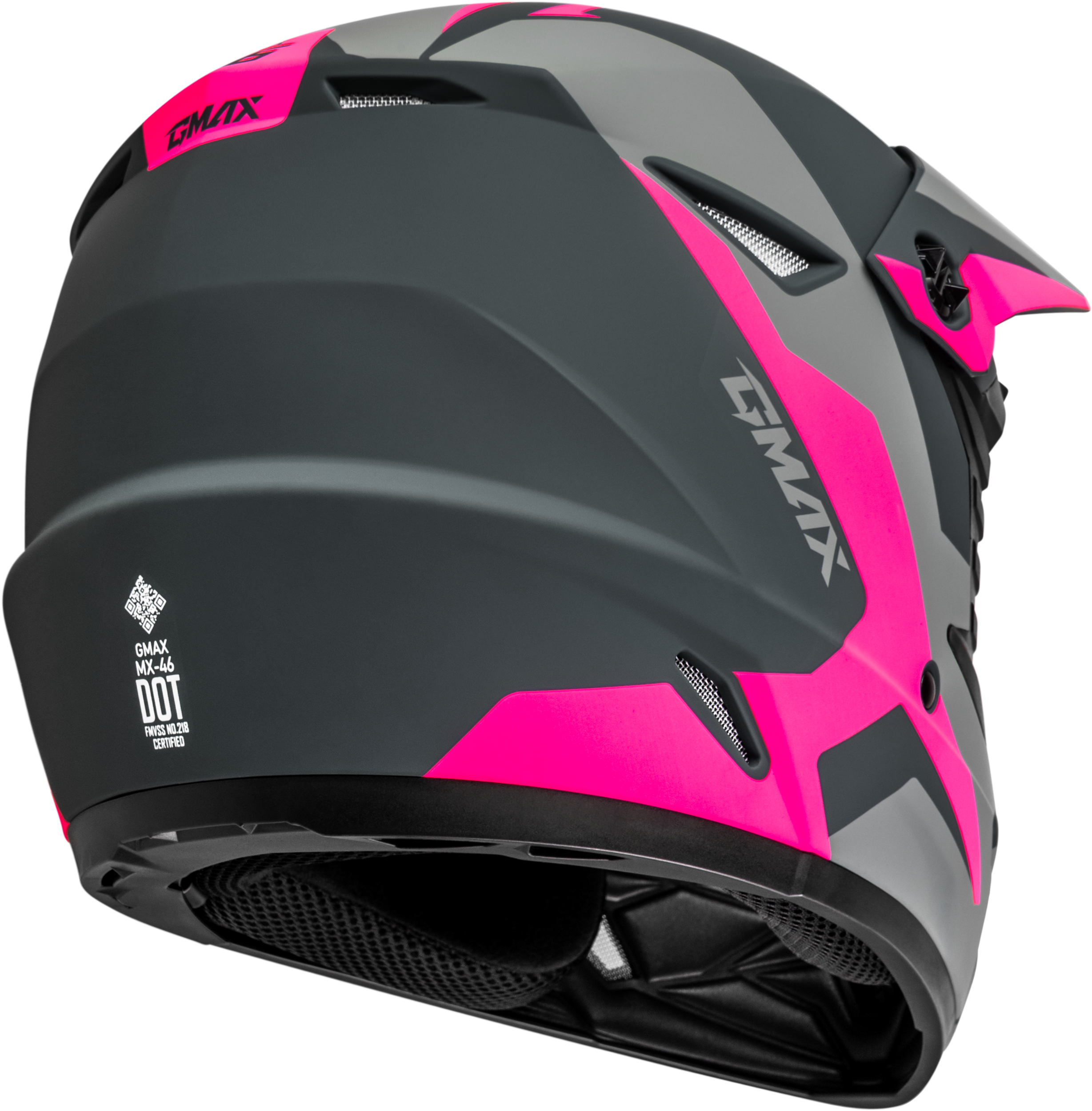 Mx 46 Cyclus Hemet Matte Grey/Pink Lg