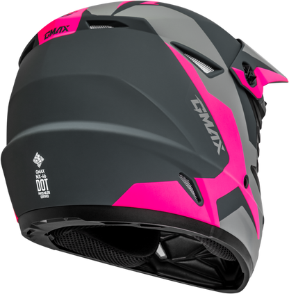 Mx 46 Cyclus Hemet Matte Grey/Pink Lg