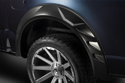 Husky Liners 17-22 Ford F-250/350 Super Duty DRT Style Fender Flares (Smooth) 4pc - Blk