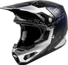 Youth Formula S Carbon Legacy Helmet Blue Carbon/Silver Yl