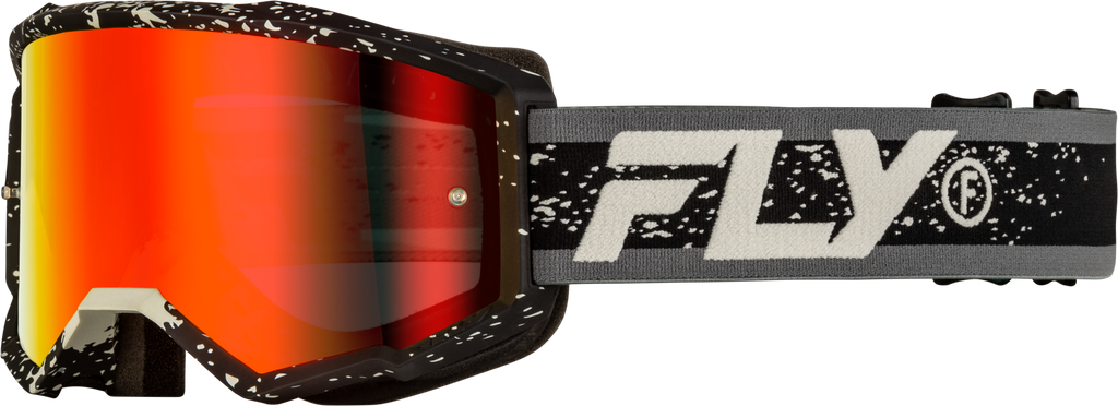 Zone Goggle Black/Grey W/ Red Mirror/Smoke Lens