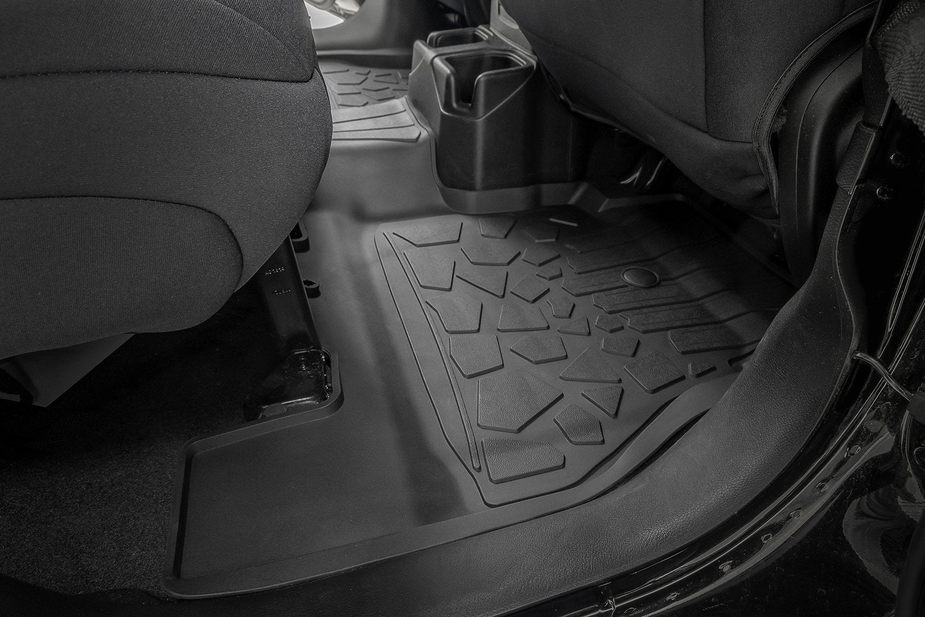 Flex Fit Floor Mats | FR & RR | 4 Door | Jeep Wrangler Unlimited 4WD (18-25) | FF-60112