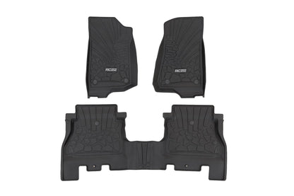 Flex Fit Floor Mats | FR & RR | 4 Door | Jeep Wrangler Unlimited 4WD (18-25) | FF-60112