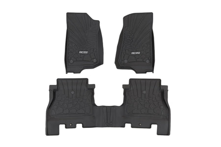 Flex Fit Floor Mats | FR & RR | 4 Door | Jeep Wrangler Unlimited 4WD (18-25) | FF-60112