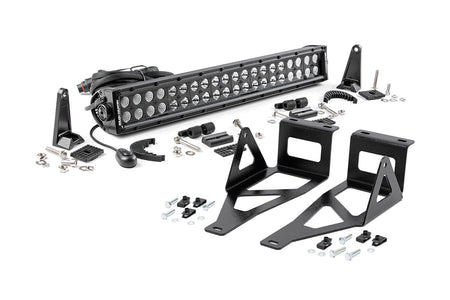 LED Light Kit | Bumper Mount | 20" Black Dual Row | Ford F-250/F-350 Super Duty (05-07) | 70665