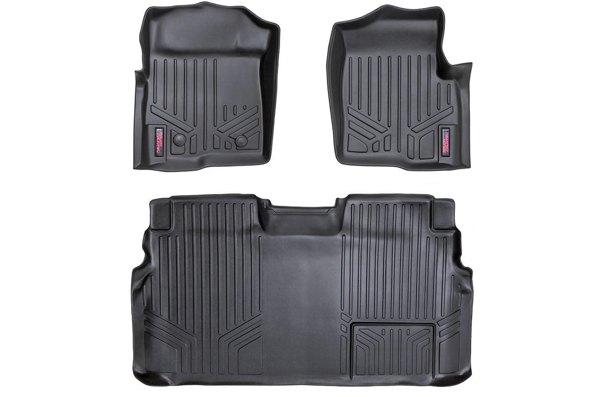 Floor Mats | FR & RR | 2 Ret Hook | Ford F-150 2WD/4WD (2011-2014) | M-51112