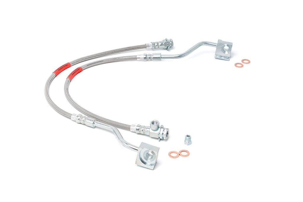 Brake Lines | Stainless | FR | 4-6" Lift | Ford Bronco/F-150 4WD (1980-1996) | 89310S