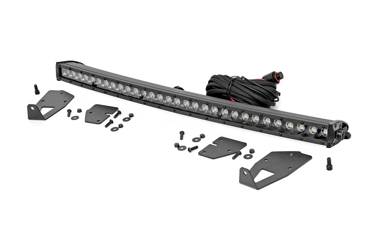 LED Light Kit | Grille Mount | 30" Black Single Row | Ford Raptor 4WD (17-20) | 70702
