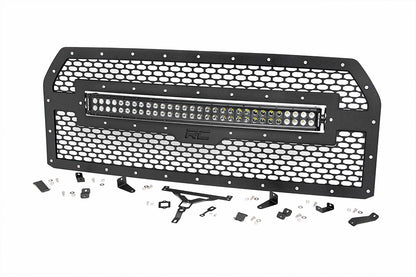 Mesh Grille | 30" Dual Row LED | Black | Ford F-150 2WD/4WD (2015-2017) | 70193