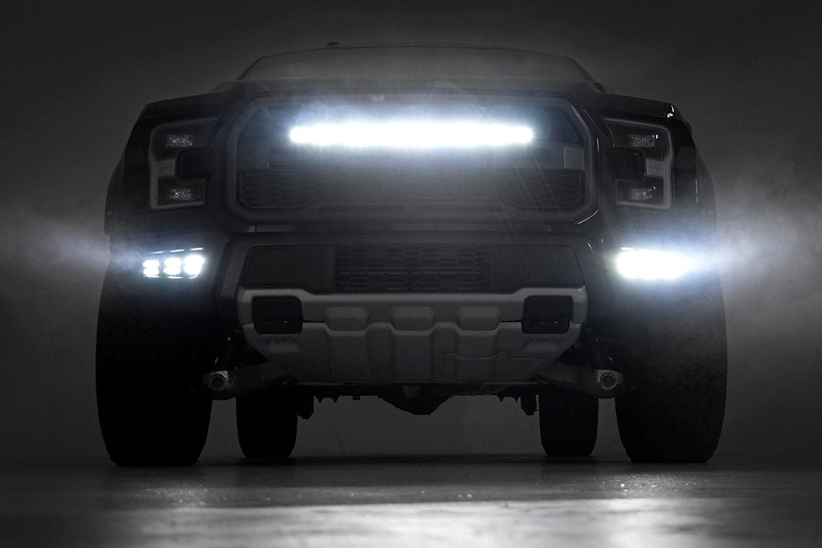 LED Light Kit | Fog Mount | Triple 2" Black Pair | Ford Raptor 4WD (17-20) | 70700
