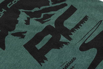 Rough Country | Rough Country T-Shirt | RC Mountains | Forest Green | 2XL | 840942XL