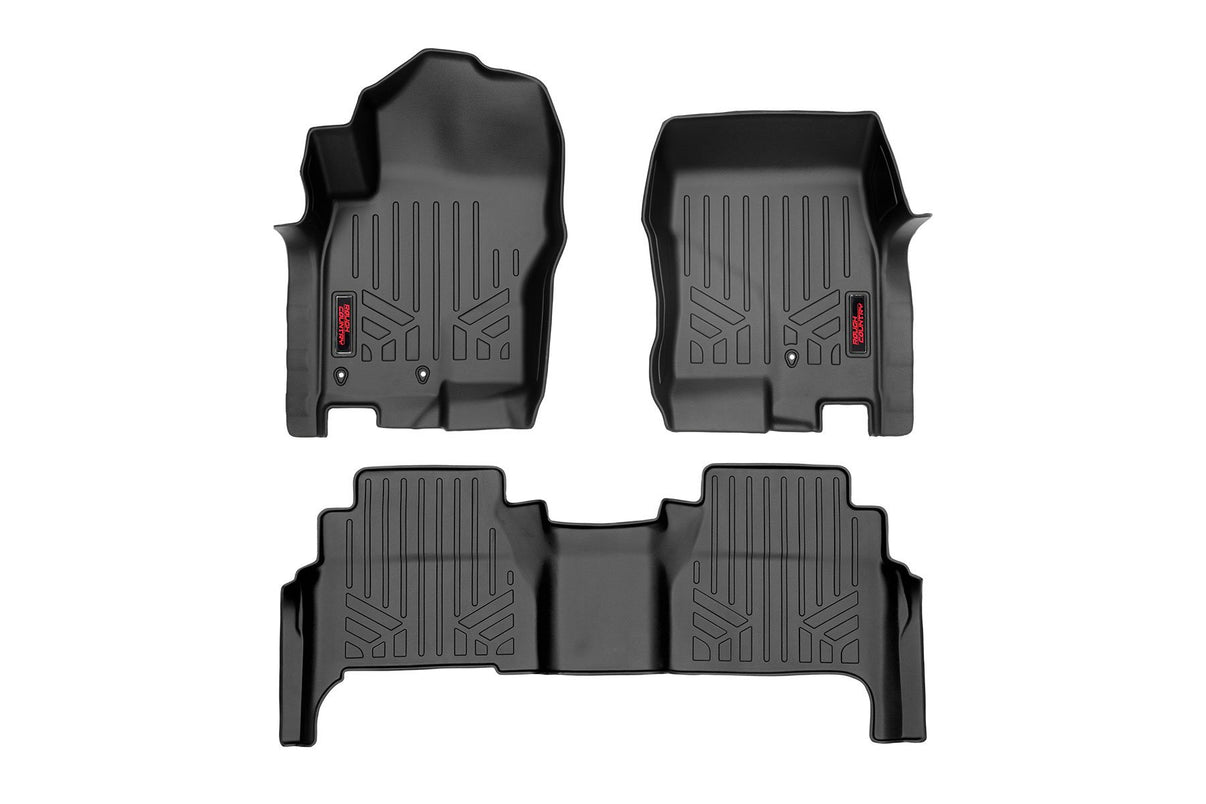 Floor Mats | FR & RR | Crew Cab | Nissan Frontier 2WD/4WD (2008-2021) | M-80513