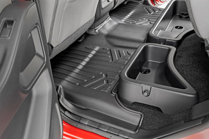 Floor Mats | FR & RR | Crew Cab | Nissan Frontier 2WD/4WD (2008-2021) | M-80513