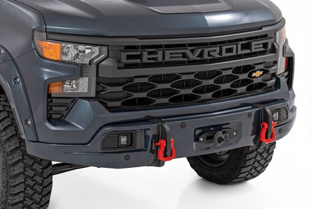 Rough Country | Front FXS Bumper | 12000S | G6M Dark Ash | Chevy Silverado 1500 (23-26) | 13007-G6M