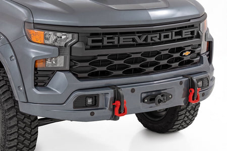 Rough Country | Front FXS Bumper | 12000S | GXD Sterling Grey Metallic | Chevy Silverado 1500 (23-26) | 13007-GXD