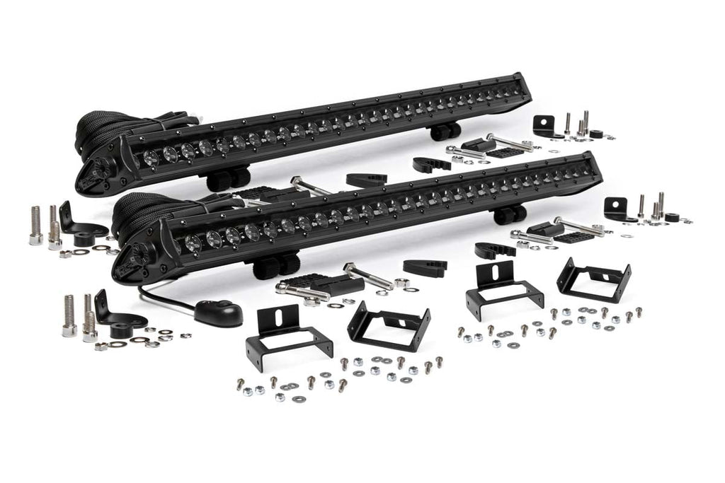 LED Light Kit | Grill Mount | 30" Black Single Row Pair | Ford F-250/F-350 Super Duty (11-16) | 70771