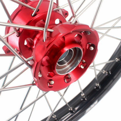 KKE 17/14 Factory Size Kids Big Wheels Rims Fit KTM SX 85 2025 GAS GAS MC85 Red