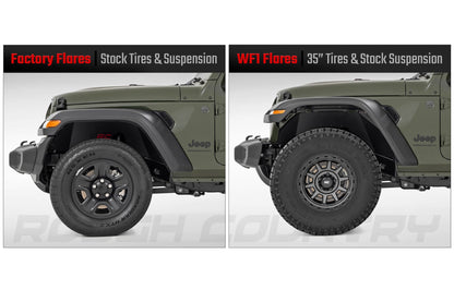 WF1 Fender Flares | Jeep Gladiator JT 4WD (2020-2025) | A-J02022