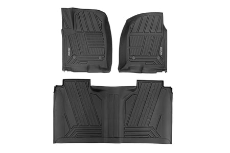 Flex-Fit Floor Mats | FR & RR | FR Bucket | Crew | Chevy/GMC 1500/2500HD/3500HD (19-25 & Classic) | FF-21612