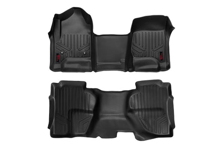 Floor Mats | FR & RR | OV Hump | Ext Cb | Chevy/GMC 1500/2500HD/3500HD 2WD/4WD | M-21142