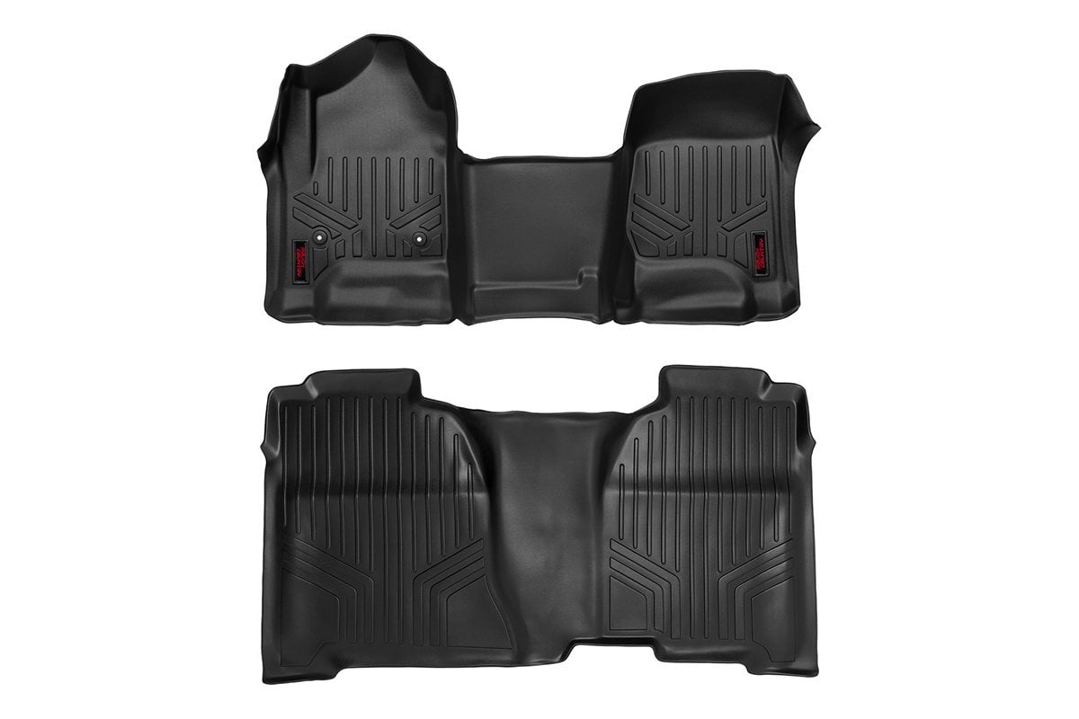Floor Mats | FR & RR | OV Hump | Crew | Chevy/GMC 1500/2500HD/3500HD 2WD/4WD | M-21143