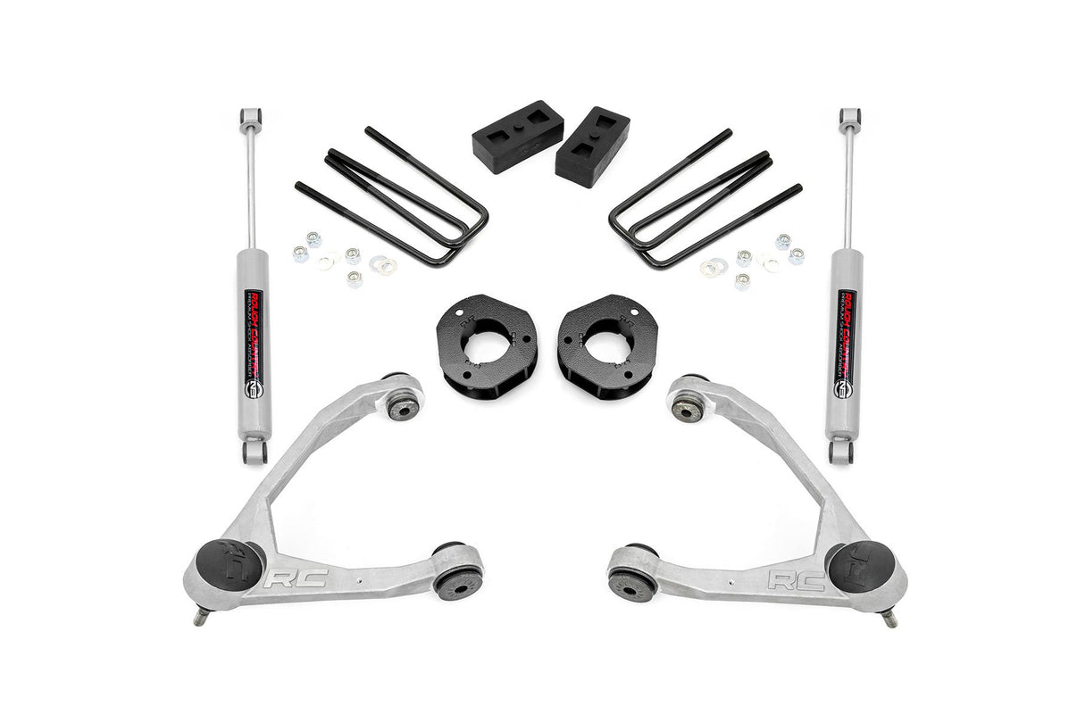 3.5 Inch Lift Kit | Forged UCA | Cast Steel | Chevy/GMC 1500 (07-16) | 19831