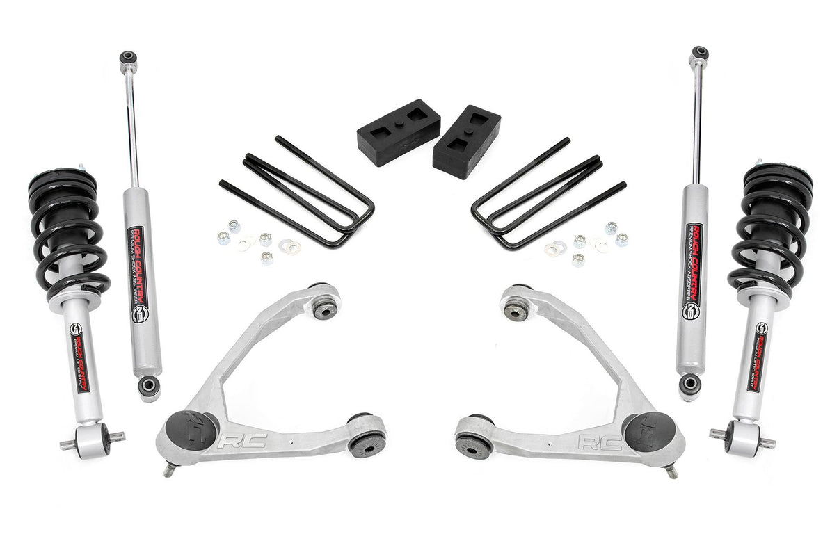 3.5 Inch Lift Kit | Cast Steel | N3 Strut | Chevy/GMC 1500 (07-13) | 246.23