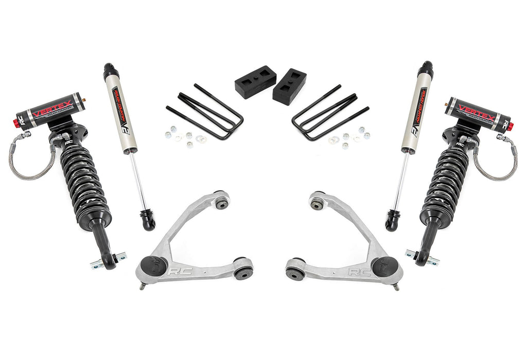 3.5 Inch Lift Kit | Forged UCA | Cast Steel | Vertex/V2 | Chevy/GMC 1500 (07-13) | 19857