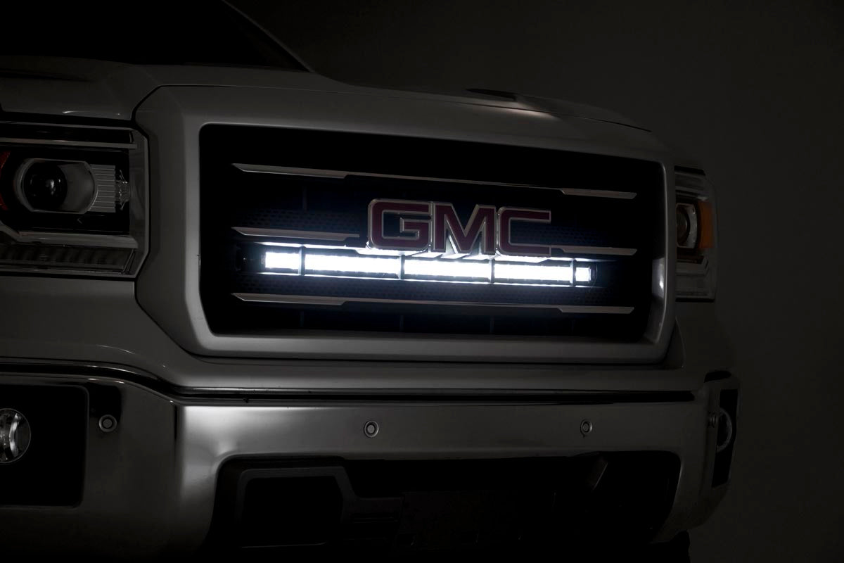 LED Light Kit | Behind Grille Mount | 30" Chrome Single Row | Chevy/GMC 1500 (14-18 & Classic) | 70625