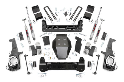Rough Country | 5 Inch Lift Kit | NTD | w/ Overloads | Chevy/GMC 2500HD/3500HD (20-26) | 110830