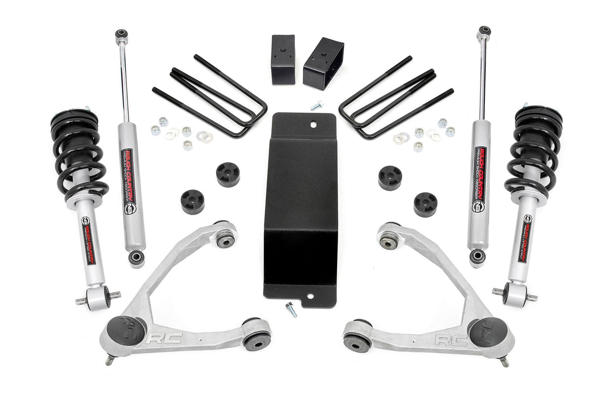 3.5 Inch Lift Kit | Forged UCA | N3 Strut | Chevy/GMC 1500 (14-16) | 19432