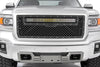 Mesh Grille | 30" Dual Row LED | Black | GMC Sierra 1500 2WD/4WD (2014-2015) | 70190