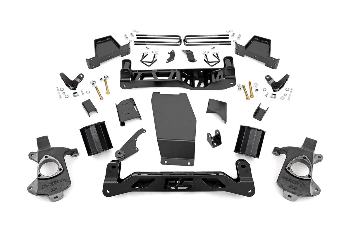 6 Inch Lift Kit | Magneride | Alum/Stamp Steel | GMC Sierra 1500 Denali (14-18) | 18201
