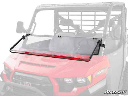 Gravely Atlas JSV Scratch-Resistant Flip Down Windshield