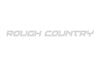 Rough Country Decal | 1/2 Inch x 8 Inch | Gray | 84163