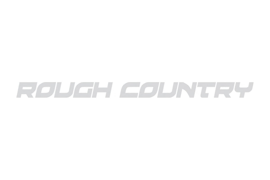 Rough Country Decal | 1/2 Inch x 8 Inch | Gray | 84163
