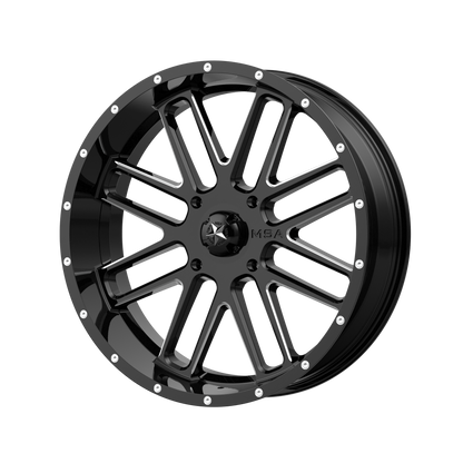 MSA Bandit 22x7 0mm offset EFX MotoRally kit