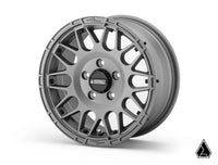 Sticky XT Warrior Tires 32x10x15 on 15x7 Assault Industries Hellfire Matte Titanium Wheels 5/4.5 Pattern