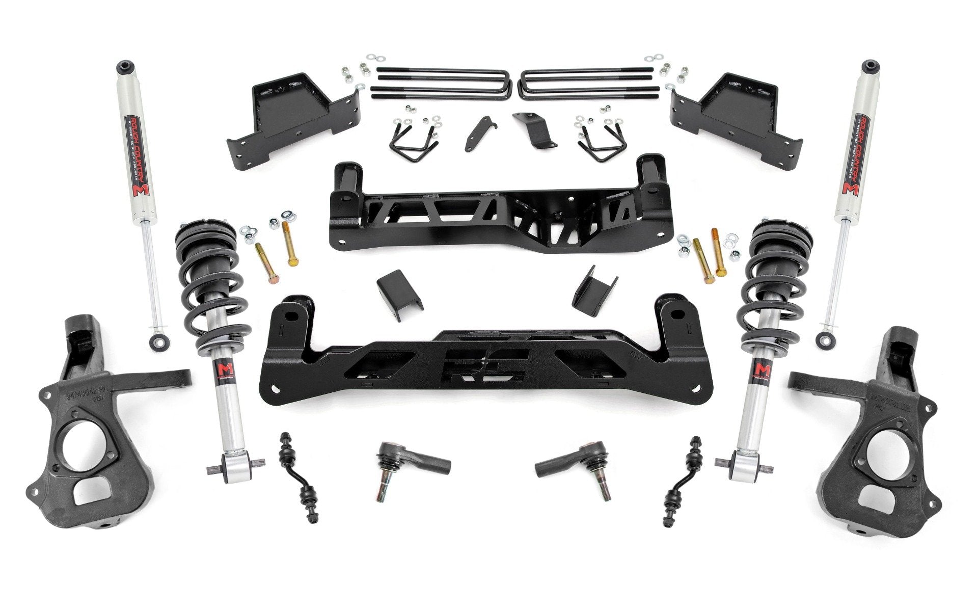 7 Inch Lift Kit | Cast Steel | M1 Struts/M1 | Chevy/GMC 1500 (14-18 & Classic) | 23740