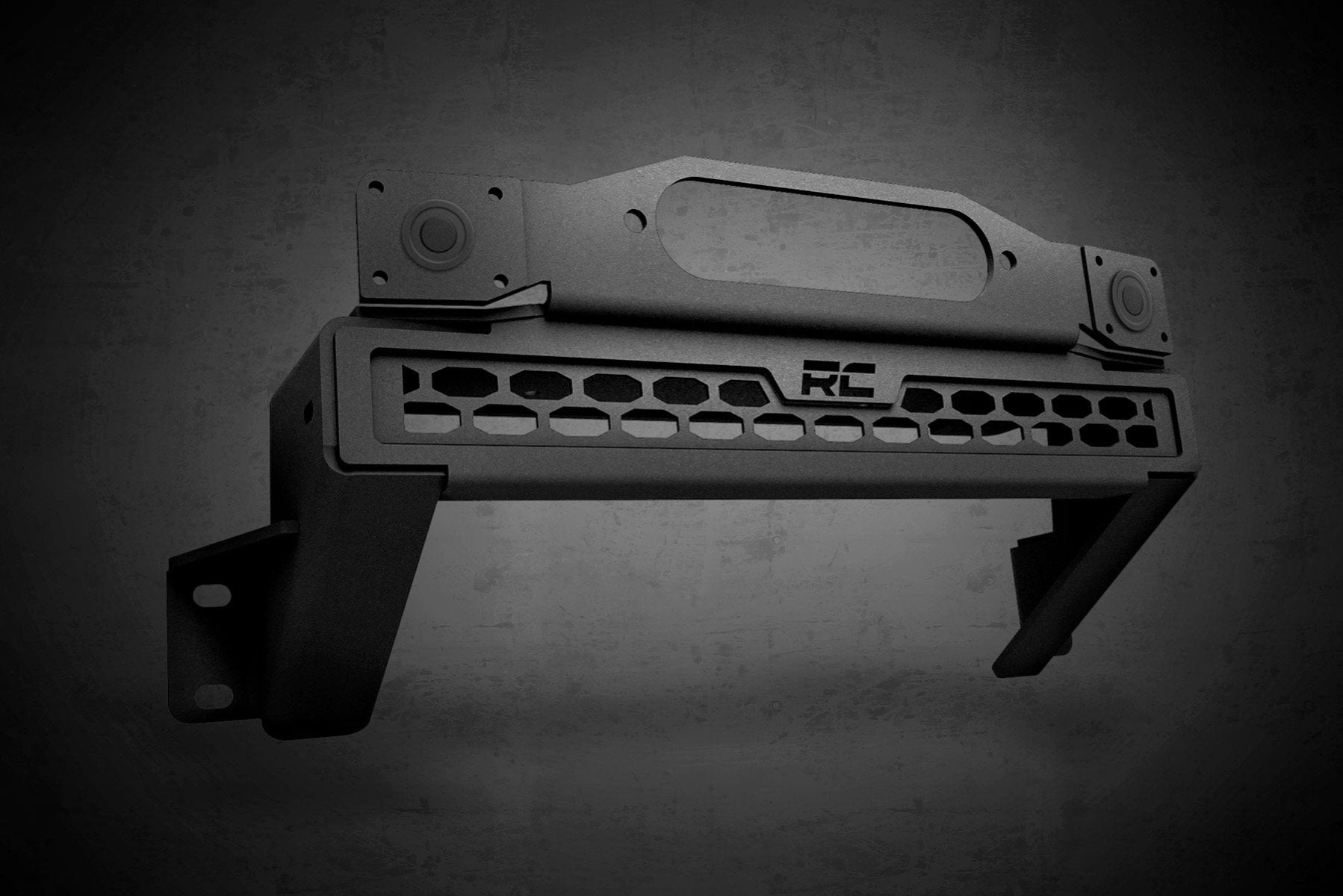 High Winch Mount | All Models | 20 Inch Black Single Row LED | Ford Bronco (21-25) | 51067