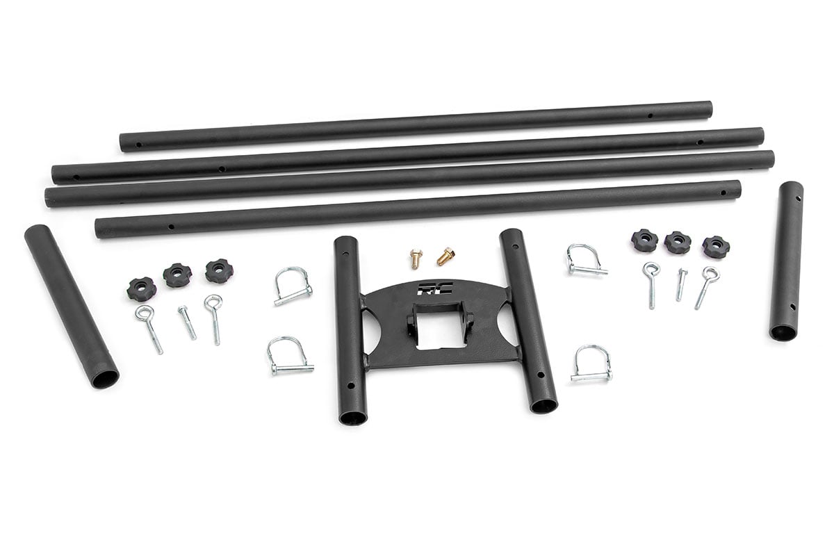 Flag Pole Holder | Dual | 2 Inch Hitch | w/ Flag Poles | 117504
