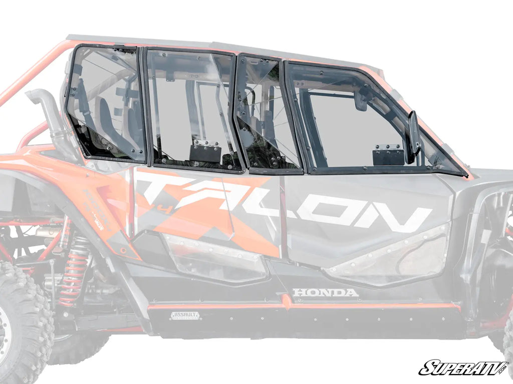 Super ATV Honda Talon 1000-4 Hard Cab Enclosure Upper Doors DOOR-H-TALX4-003-72