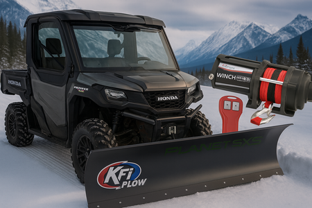 KFI UTV Plow Kit – Custom-Fit with Optional Winch Honda Pioneer 1000/5/6