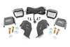 LED Light Kit | Cage Mount | 2" Chrome Pair | Wide Angle | Honda Talon 1000R  | 92035